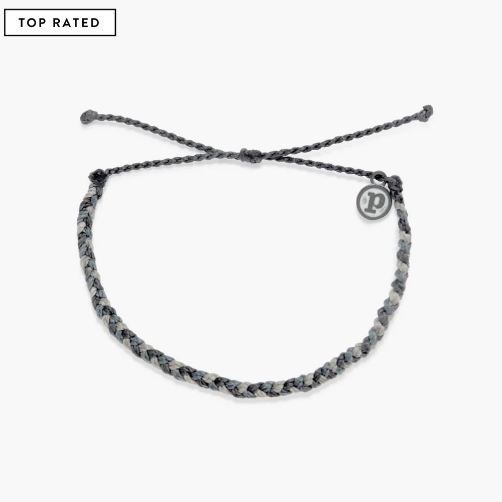 Brand New - Puravida MULTI MINI BRAIDED BRACELET in STEEL